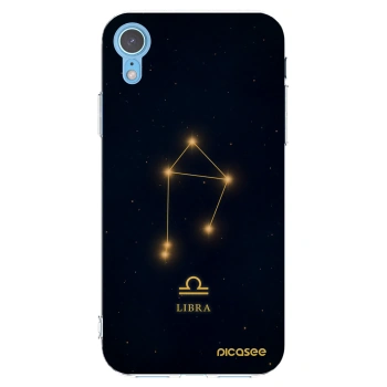 Picasee silikónový prehľadný obal pre Apple iPhone XR - LIBRA