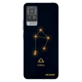 Picasee silikónový prehľadný obal pre Vivo X60 Pro 5G - LIBRA