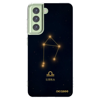Picasee silikónový prehľadný obal pre Samsung Galaxy S21 FE 5G - LIBRA