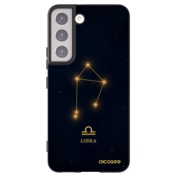 Picasee silikónový čierny obal pre Samsung Galaxy S22 5G - LIBRA