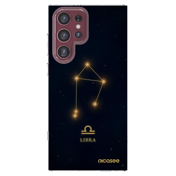 Picasee silikónový prehľadný obal pre Samsung Galaxy S22 Ultra 5G - LIBRA