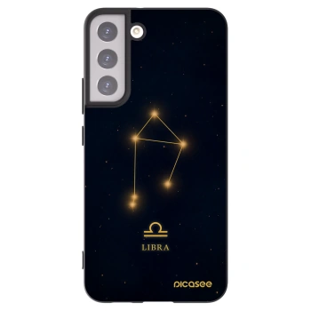 Picasee silikónový čierny obal pre Samsung Galaxy S22+ 5G - LIBRA