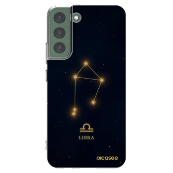Picasee silikónový prehľadný obal pre Samsung Galaxy S22+ 5G - LIBRA