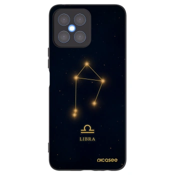 Picasee silikónový čierny obal pre Honor X8 4G - LIBRA