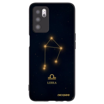 Picasee silikónový čierny obal pre OPPO A16s - LIBRA