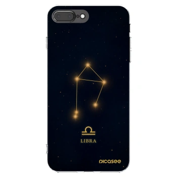 Picasee silikónový prehľadný obal pre Apple iPhone 8 Plus - LIBRA