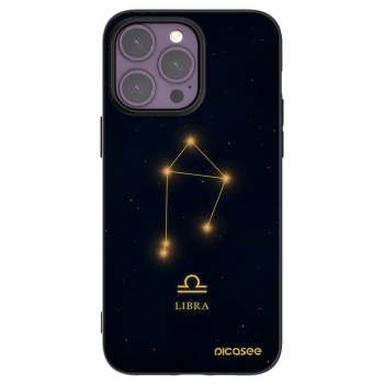 Picasee silikónový čierny obal pre Apple iPhone 14 Pro Max - LIBRA
