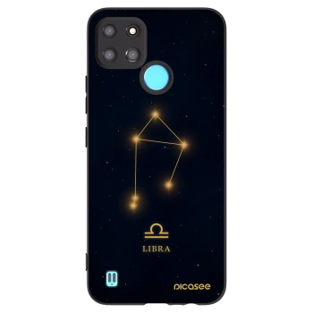 Picasee silikónový čierny obal pre Realme C21Y - LIBRA