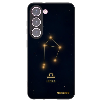 Picasee silikónový čierny obal pre Samsung Galaxy S23 5G - LIBRA