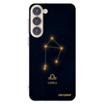 Picasee silikónový prehľadný obal pre Samsung Galaxy S23+ 5G - LIBRA
