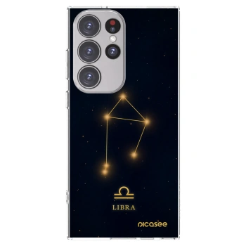 Picasee silikónový prehľadný obal pre Samsung Galaxy S23 Ultra 5G - LIBRA