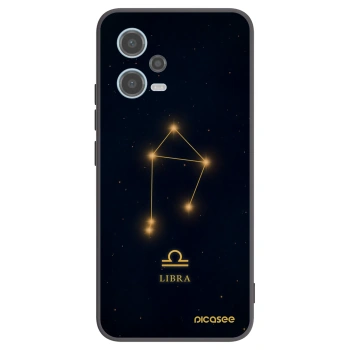 Picasee silikónový čierny obal pre Xiaomi Redmi Note 12 5G - LIBRA
