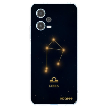 Picasee silikónový prehľadný obal pre Xiaomi Redmi Note 12 5G - LIBRA