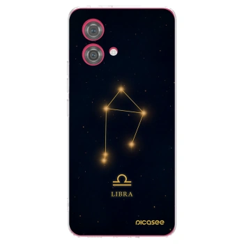 Picasee silikónový prehľadný obal pre Motorola Moto G84 5G - LIBRA