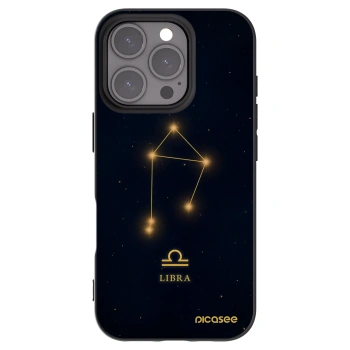 Picasee silikónový čierny obal pre Apple iPhone 16 Pro - LIBRA