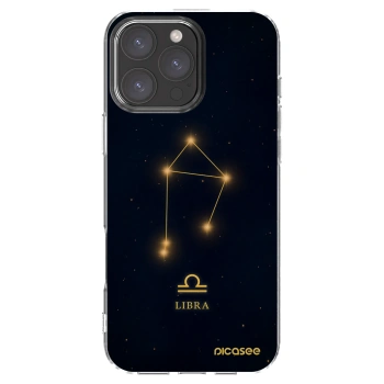 Picasee silikónový prehľadný obal pre Apple iPhone 16 Pro Max - LIBRA