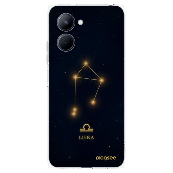 Picasee silikónový prehľadný obal pre Realme C33 (2023) - LIBRA