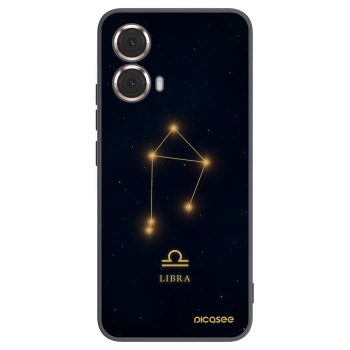 Picasee silikónový čierny obal pre Motorola Moto G85 - LIBRA