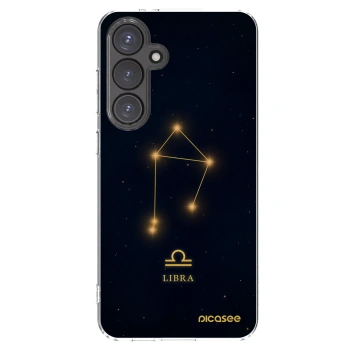 Picasee silikónový prehľadný obal pre Samsung Galaxy S24 FE S721B - LIBRA