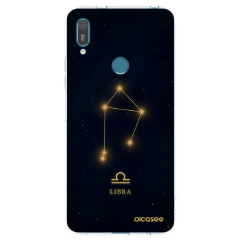 Picasee silikónový prehľadný obal pre Huawei Y7 2019 - LIBRA