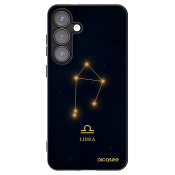 Picasee silikónový čierny obal pre Samsung Galaxy S25+ 5G - LIBRA