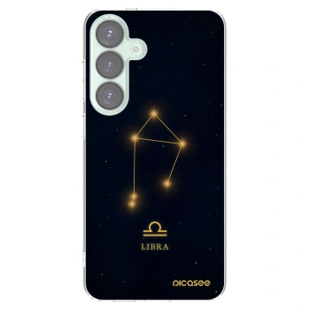 Picasee silikónový prehľadný obal pre Samsung Galaxy S25+ 5G - LIBRA