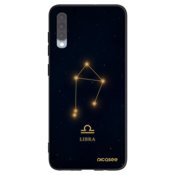 Picasee silikónový čierny obal pre Samsung Galaxy A70 A705F - LIBRA