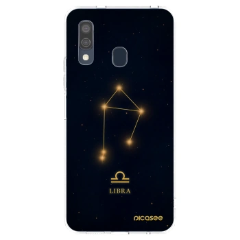 Picasee silikónový prehľadný obal pre Samsung Galaxy A40 A405F - LIBRA