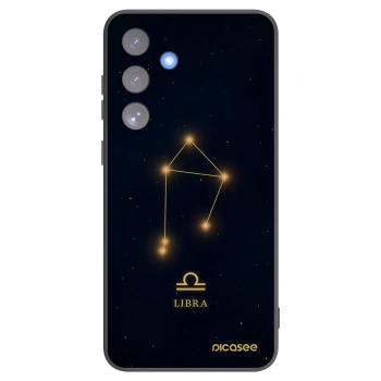 Picasee silikónový čierny obal pre Samsung Galaxy S25 FE 5G - LIBRA
