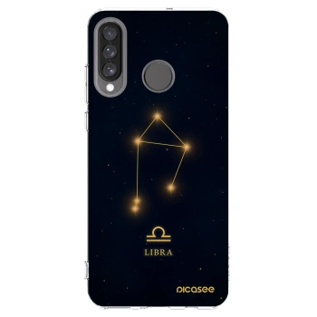Picasee silikónový prehľadný obal pre Huawei P30 Lite - LIBRA