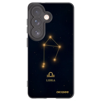 Picasee silikónový čierny obal pre Samsung Galaxy S26 - LIBRA