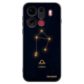 Picasee silikónový čierny obal pre OPPO Find X9 Pro - LIBRA