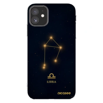 Picasee silikónový prehľadný obal pre Apple iPhone 11 - LIBRA