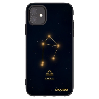 Picasee silikónový čierny obal pre Apple iPhone 11 - LIBRA