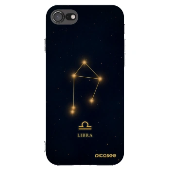 Picasee silikónový prehľadný obal pre Apple iPhone 8 - LIBRA