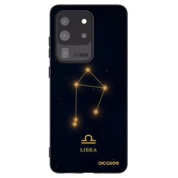 Picasee silikónový čierny obal pre Samsung Galaxy S20 Ultra 5G G988F - LIBRA