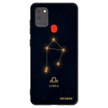 Picasee silikónový čierny obal pre Samsung Galaxy A21s - LIBRA