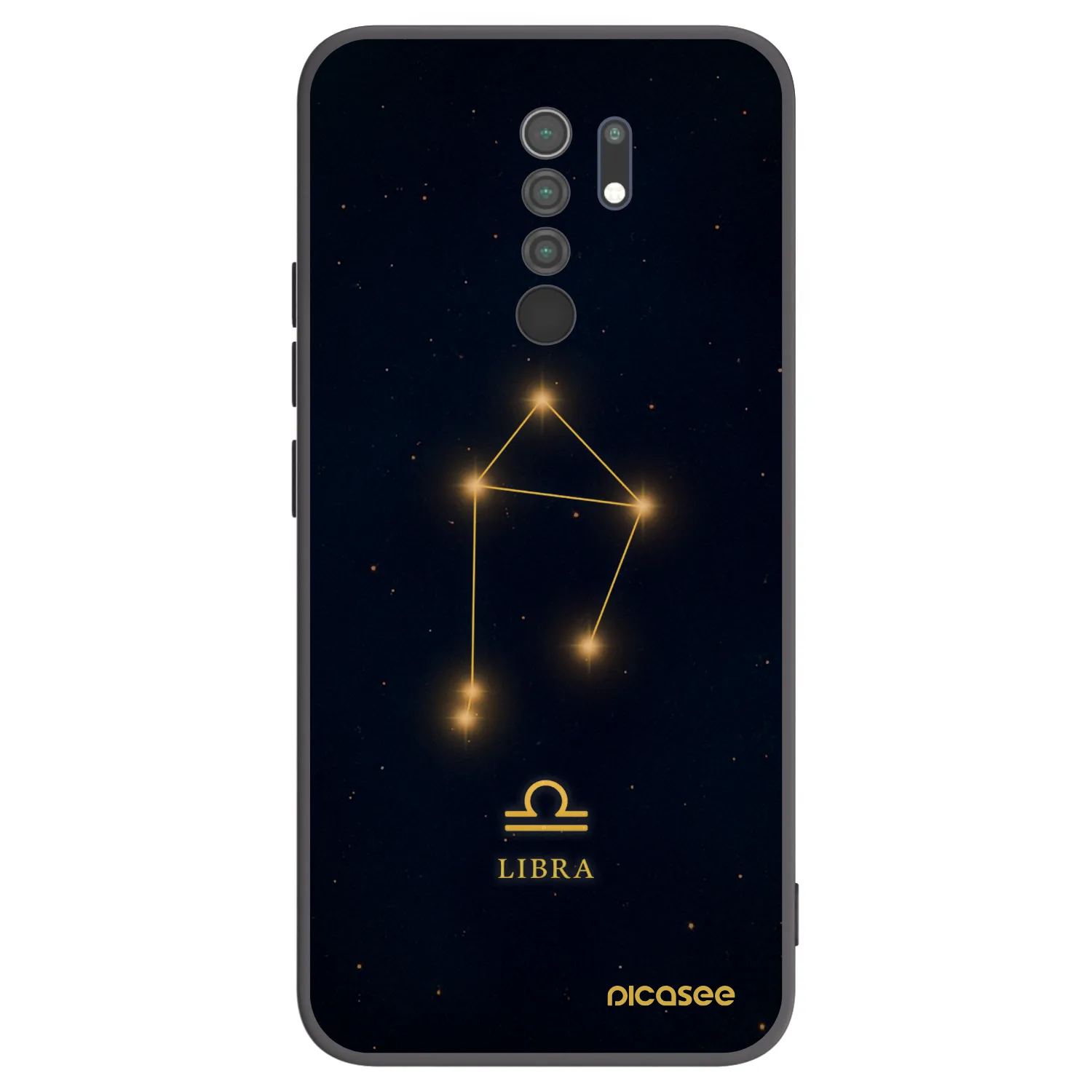 Picasee silikónový čierny obal pre Xiaomi Redmi 9 - LIBRA