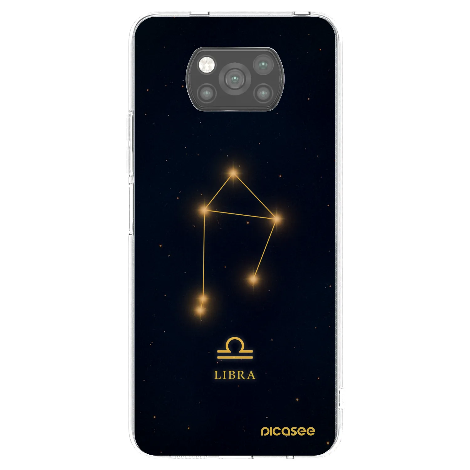 Picasee silikónový čierny obal pre Xiaomi Poco X3 - LIBRA
