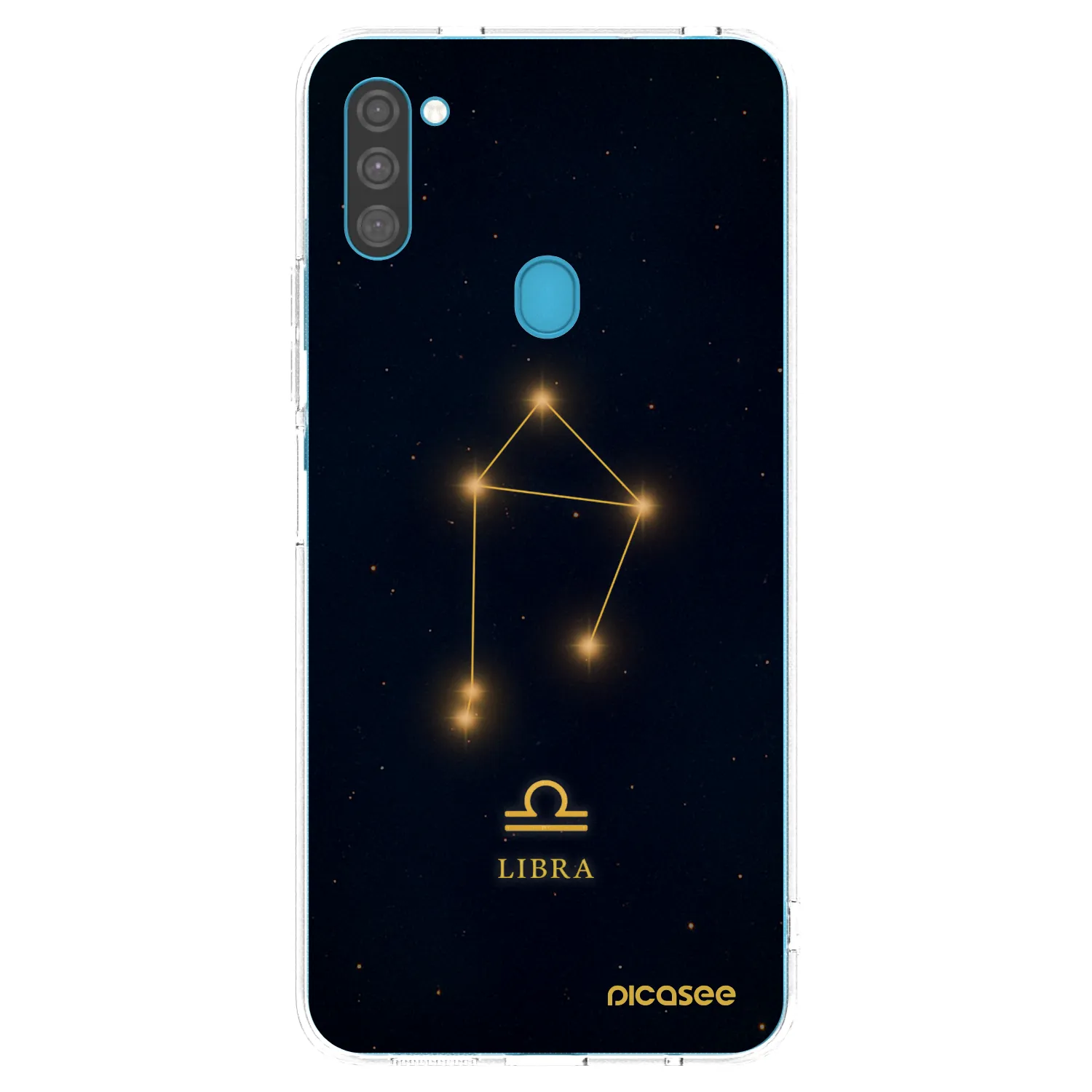 Picasee silikónový prehľadný obal pre Samsung Galaxy M11 - LIBRA