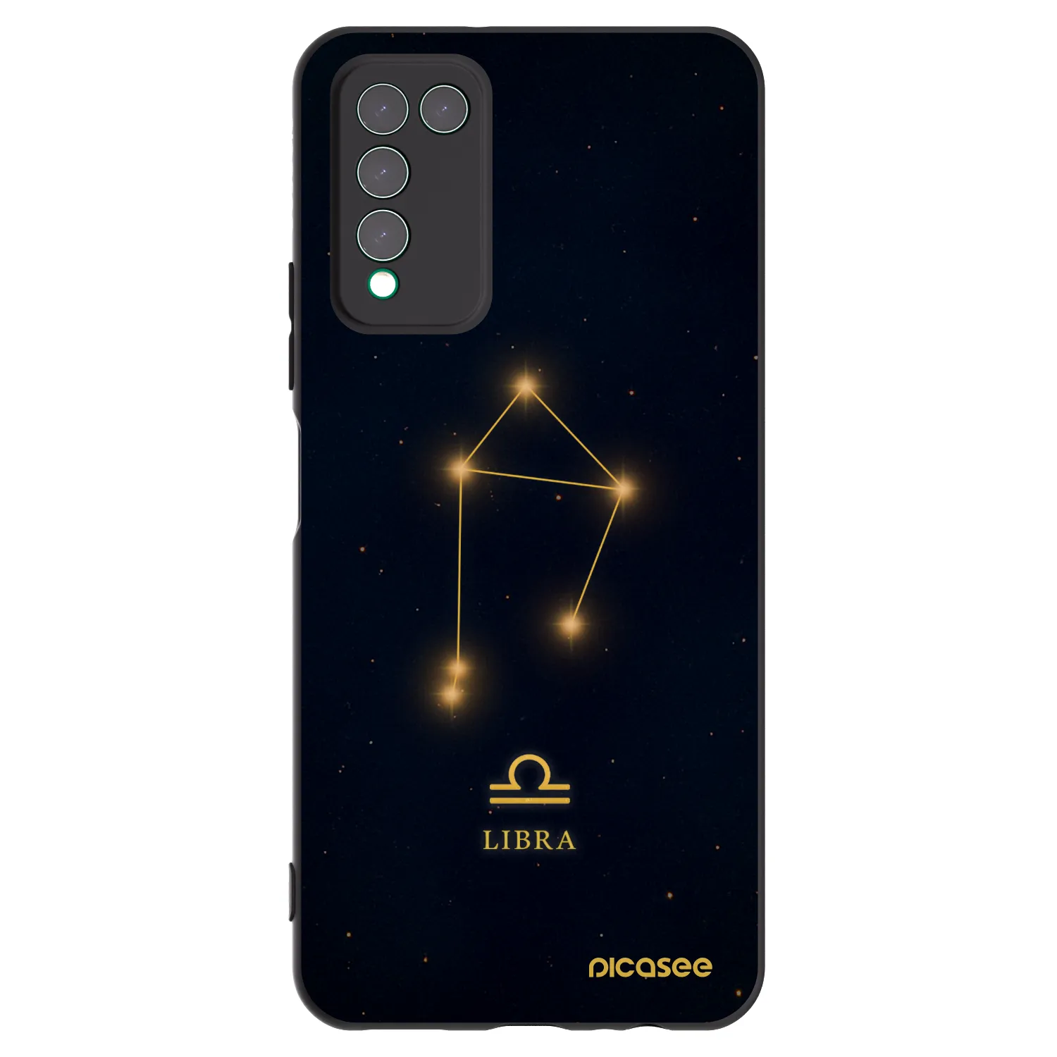 Picasee silikónový čierny obal pre Honor 10X Lite - LIBRA