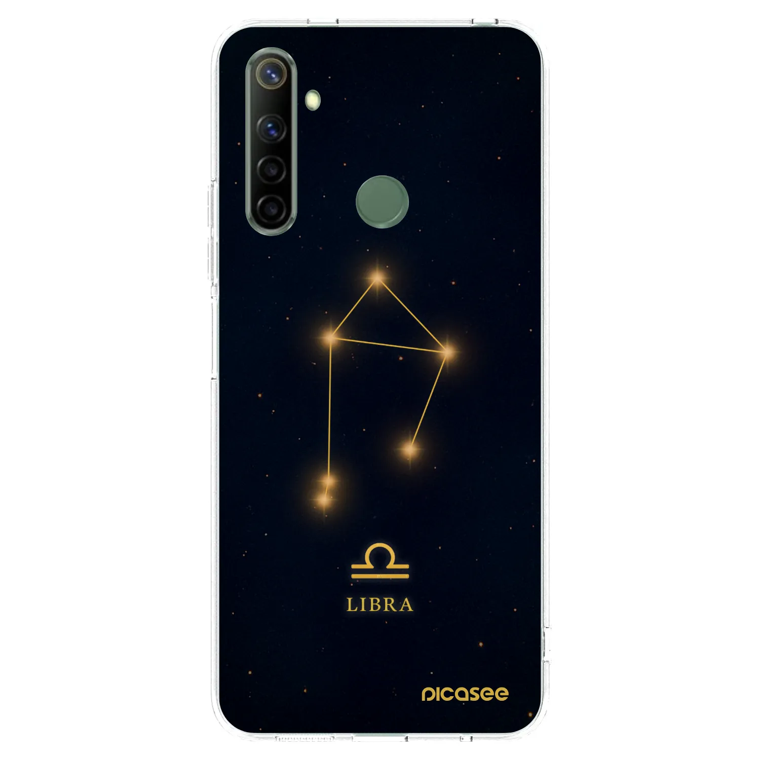 Picasee silikónový prehľadný obal pre Realme 6i - LIBRA