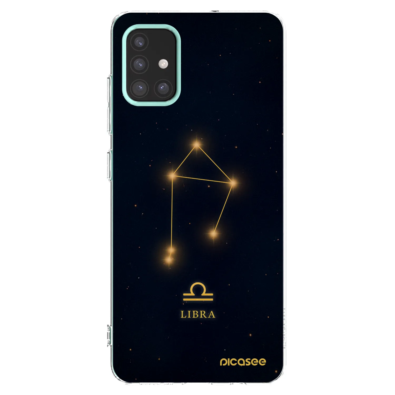Picasee silikónový prehľadný obal pre Samsung Galaxy M31s - LIBRA
