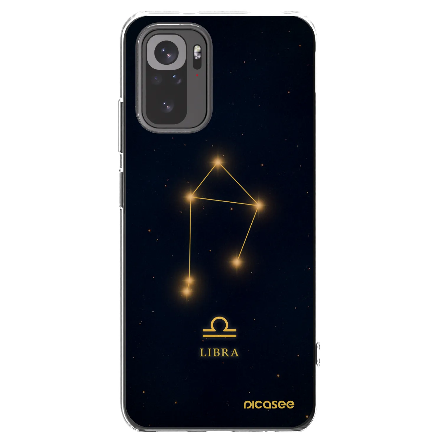 Picasee silikónový prehľadný obal pre Xiaomi Redmi Note 10 - LIBRA
