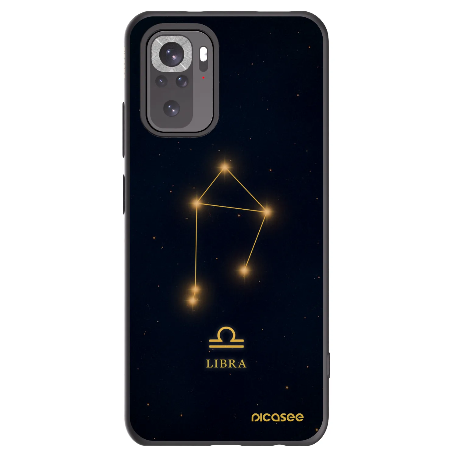 Picasee silikónový čierny obal pre Xiaomi Redmi Note 10 - LIBRA