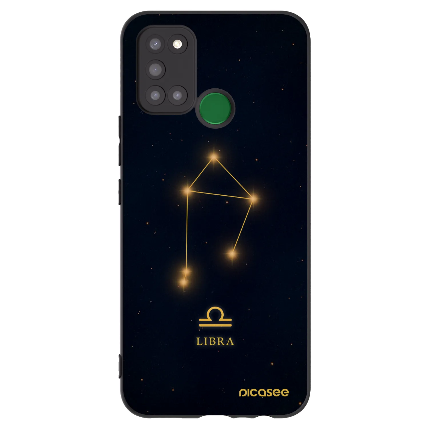 Picasee silikónový čierny obal pre Realme 7i - LIBRA