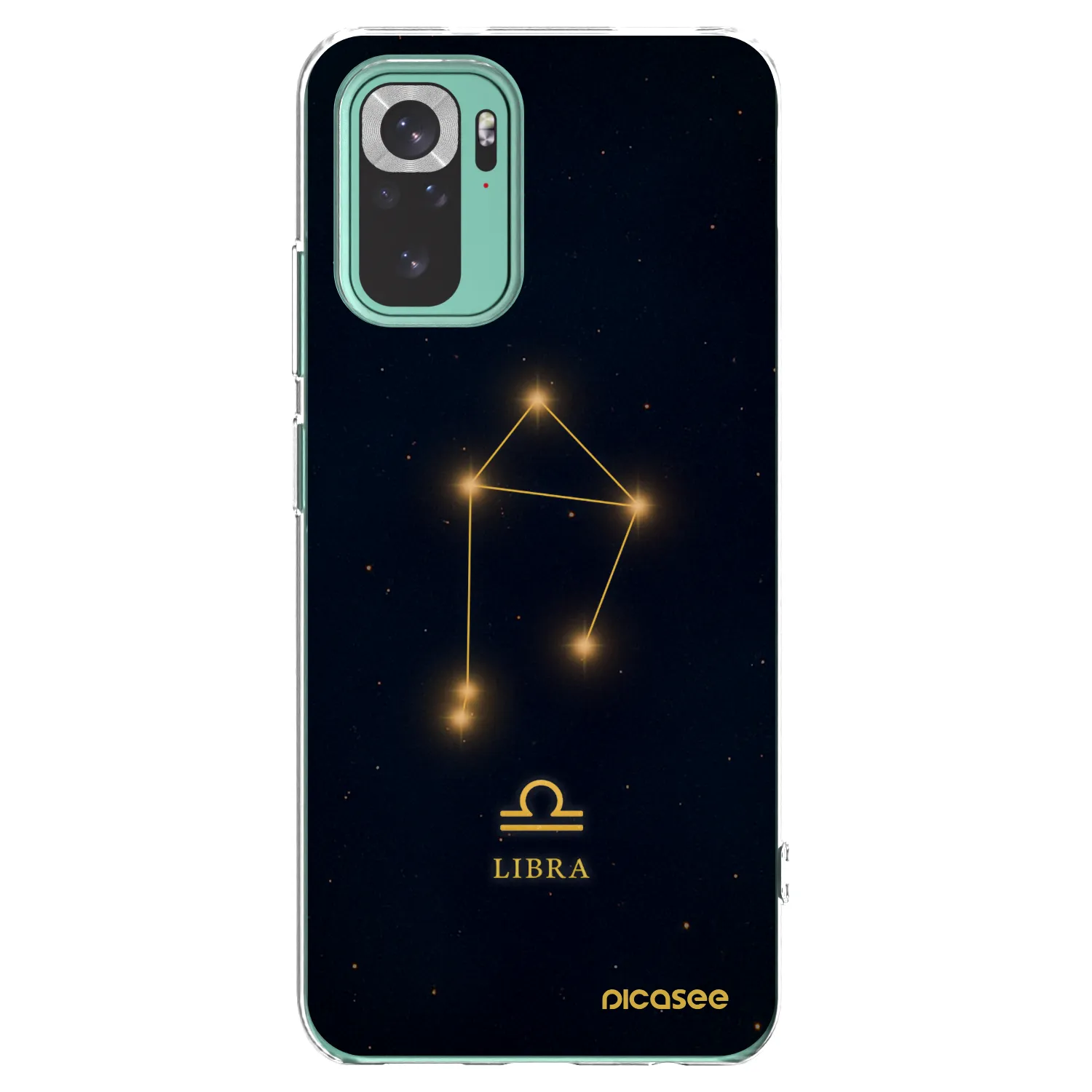 Picasee silikónový prehľadný obal pre Xiaomi Redmi Note 10 Pro - LIBRA