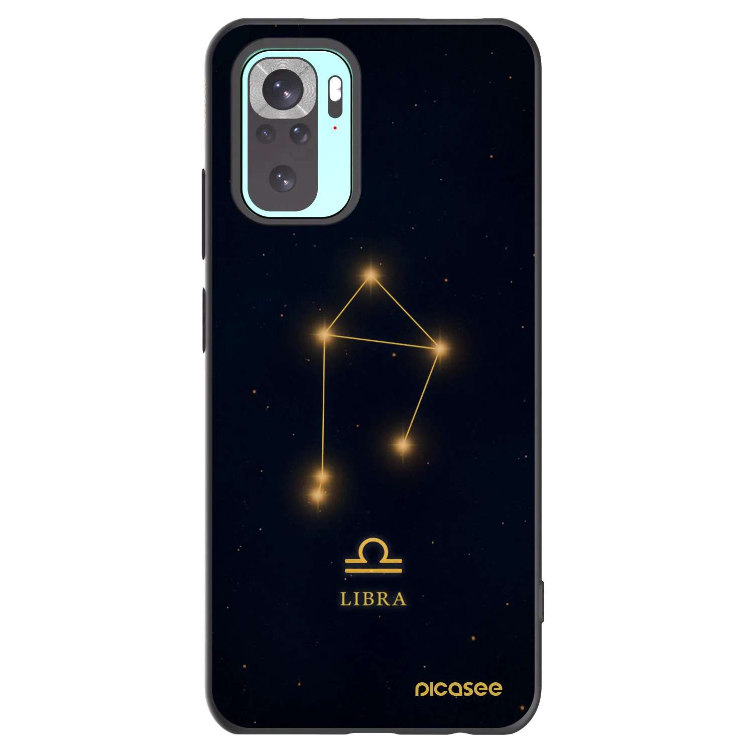 Picasee silikónový čierny obal pre Xiaomi Redmi Note 10 Pro - LIBRA