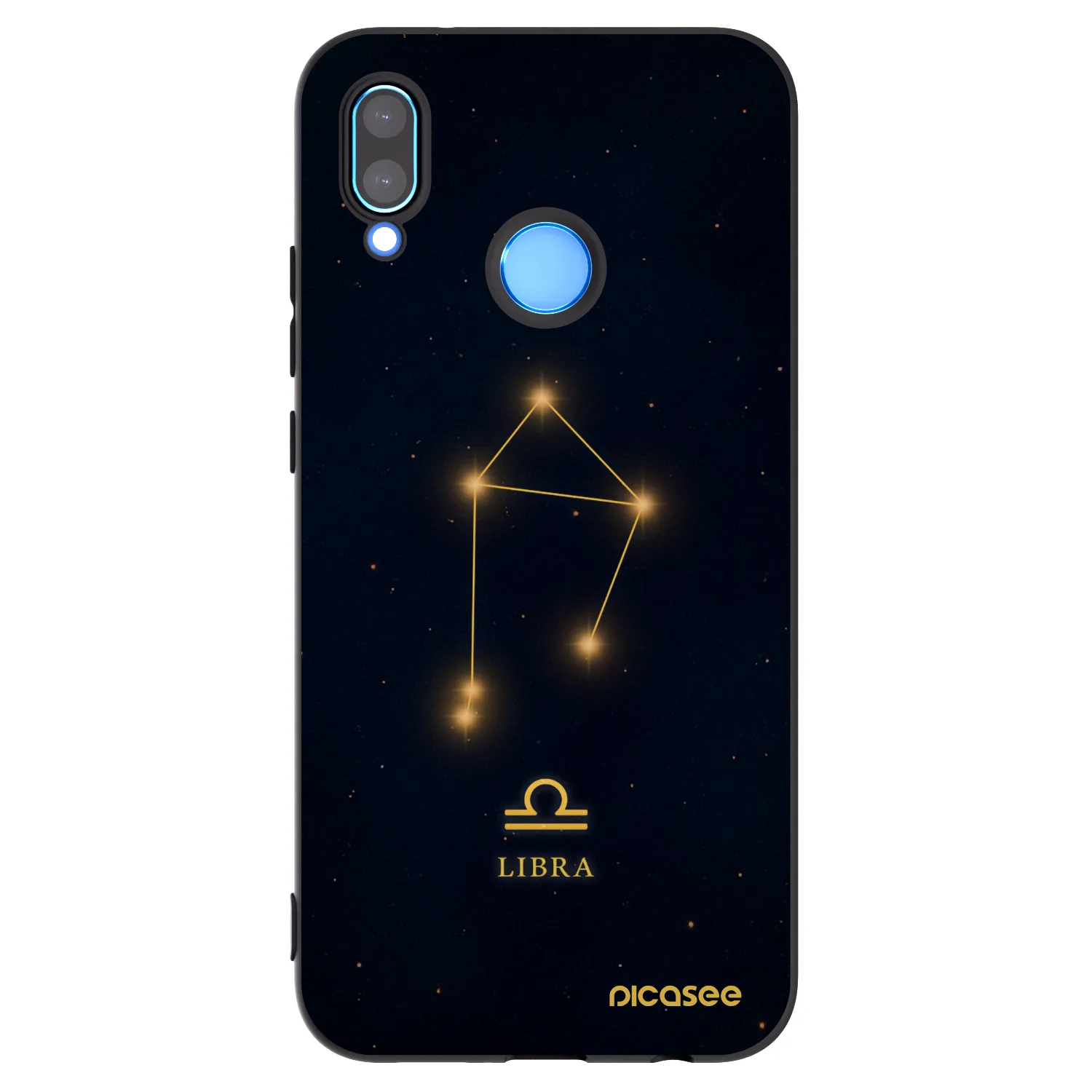 Picasee silikónový čierny obal pre Huawei P20 Lite - LIBRA