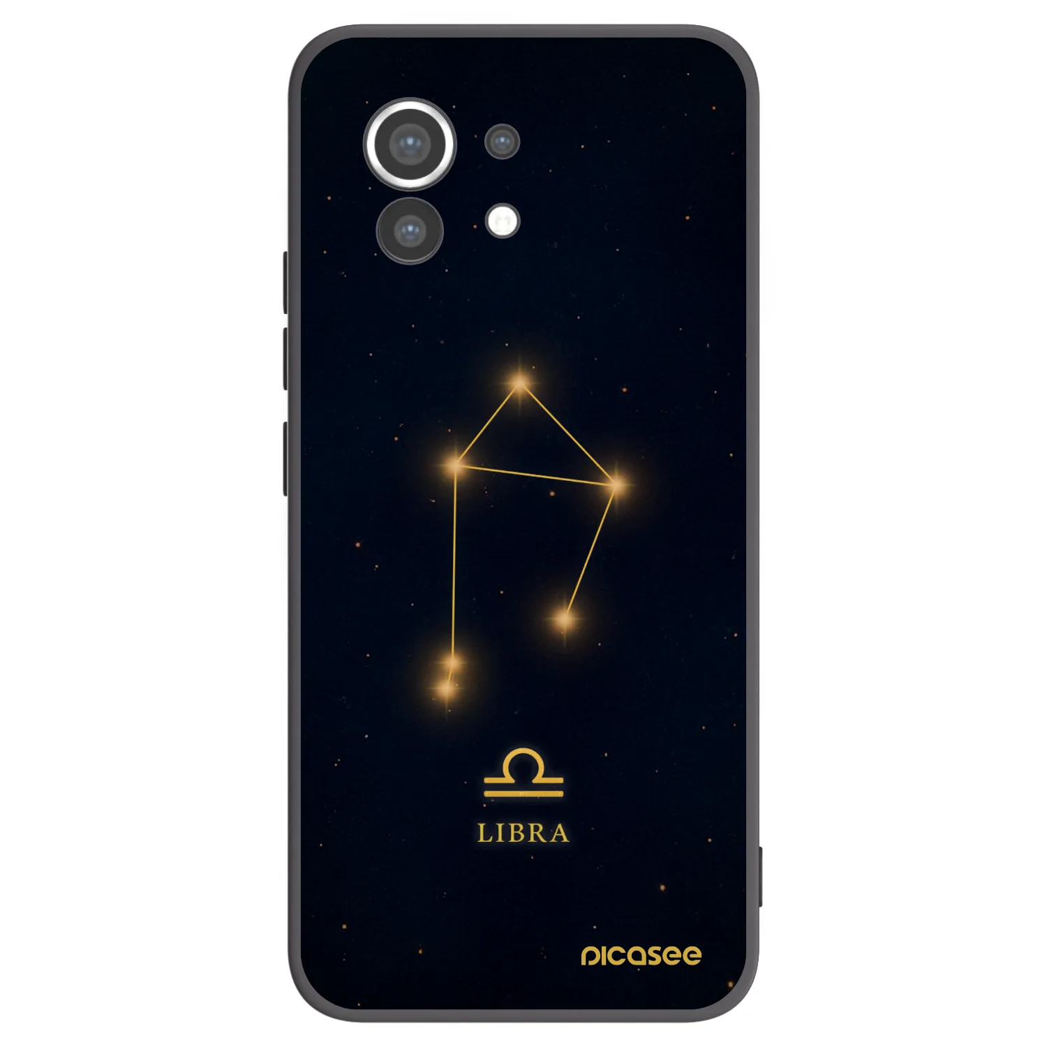 Picasee silikónový čierny obal pre Xiaomi Mi 11 - LIBRA
